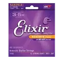 Elixir Guitar Strings Acoustic Nanoweb 80/20 12-String Light 10-47