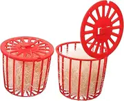 Abaodam 2Pcs Bird Nesting Bowl for Parrots Birds Easy Install Hatching Tool for Bird Cages Relaxing Nest Basin for Enhanced Nesting Experience for Bird Breeding
