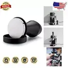 Perfectly Level Tamping - Premium Espresso Tamper with Flat Stainless Steel Base
