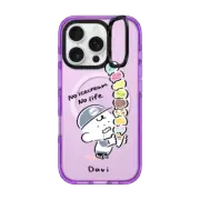 iPhone 16 Pro Impact Ring Stand Case MagSafe Compatible No icecream No life