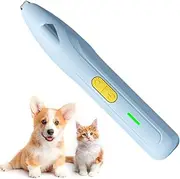 Hair Trimmer for Dogs - Rechargeable Grooming Tool for Kitten | Pet Hair Trimmer Grooming Shaver with LED Light, for Cat's Eyes Face Ears Feet Paw