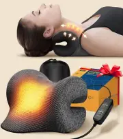 8X Pain Relief Magnetic Therapy Heated Neck Stretcher, 3X Larger Graphene Hea...