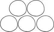 Mxfans 5 Pieces 52CM Perimeter Elastic Bands Black for Microphone Shock Mount