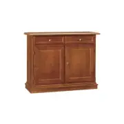Cupboard Sideboard Art Povera 2 Doors 2 Drawers Walnut Dark New Classic