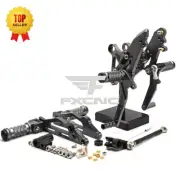 For Honda GROM MSX125 GP Shift 2012 13-2015 CNC Rearsets Footpegs Footrest Gray