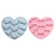 Heart Cake Mold Vegetable Fudge Candy Mold Chocolate Ice Block Dessert Decor