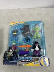 Fisher Price DC COMICS JUSTICE LEAGUE Imaginext-Batman, Riddler, Joker & Penguin