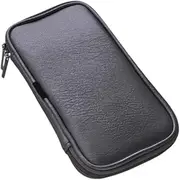 Garende Professional Cosmetic Bag Makeup Handbag Professional Pouch Artist Makeup Brush Holder Makeup Brush Bag for Women Girls, Black