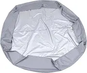 Round Pool Cover for above Ground Pools, 6 ft Round Solar Pool Cover Protector for in- ground Pools and Inflatable Pool and for and Reduce Water Evaporation