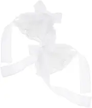[VALICLUD] Unique Bowknot Lace Wrist Cuffs White Hand Sleeves Elastic Detachable Bracelet Sleeves for Dresses