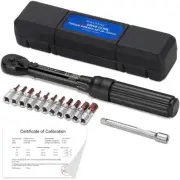 1/4 Inch Drive Click Torque Wrench Set, 90-tooth Bike Torque Wrench 2.26-22.6...