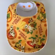Handmade Baby Bib ~ Lion King Print - Simba & Nala