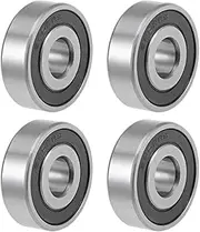 MAX COOL 6202-16-2RS 4PCS Ball Bearings Z2 16x35x11mm Double Sealed Chrome Steel