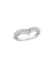 Rina Limor Platinum 0.32 ct. tw. Diamond Chevron Ring