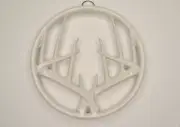 Lodge White Enamel Cast Iron Enamel Coated Antler Trivet