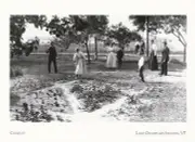 *Vermont-"Croquet" /Holcomb Lawn/ *Lake Champlain Islands (Postcard)- {C45}-