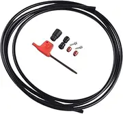 2M Bikes Brake Hose Kit with Oil Needle & Olive Replacement Part Compatible with AXS AXS Bike Connector Set(Black)