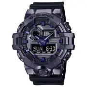 G-Shock By Casio Men's GM700P-6A Black/Purple Analog-Digital Watch
