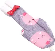 Abaodam Parrot Pigeon Bird Clothes Flight Suit Diaper Adjustable Straps Patterned Easy Care Grey