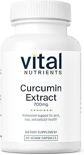 Vital Nutrients - Curcumin Extract 700 mg (with Bioperine) - Nutritional Support for Normal Tissue Health - 60 Capsules per Bottle