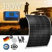 12V 300W Flexible Solar Panel Kit Mono Caravan Camping Battery Charge Controller