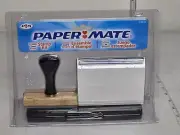 Paper Mate Create Your Own Stamp Kit 2005 New in Package DIY Address Custom Rubb