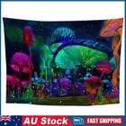 Polyester Printed Tapestry Psychedelic Mushroom House Wall Mat Decor (100X75CM)