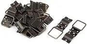 Aexit Box (Tool holder) Case Retro Style Positioning Support Hinges Bronze Tone (82ry309qf420) 37.5mmx16.5mm 20pcs