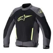 T-SP X Superair Jacket Tar Gray Black Yellow Fluo