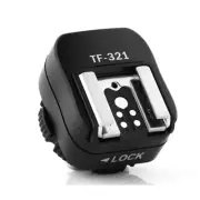 TF321 Flashing Hot Shoe Sync Adapter With PC Port For DSLR Camera Accessories