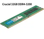 【現折300】MICRON 美光 CRUCIAL 32GB DDR4-3200 桌上型記憶體