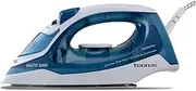 Taurus Baltic 2200 Iron, 2200 W, Silver Sole, High Lubricity, Steam Boost of 110 g/min, Hinged Cable, Anti-Limescale System, Electronic Blue/White