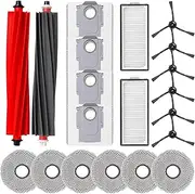 Compatible for Q Master Robot Vacuum Cleaner Main Side Brush Hepa Filter Mop Cloth Dust Bags Replacement Parts-A07G