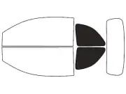 Avery Dennison NR Nano Ceramic IR Window Tint Kit Compatible with Fiat 500 2012