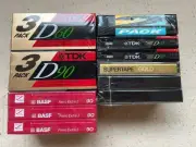 16 x Blank Cassette Tapes NEW SEALED Bulk Lot TDK BASF SUPERTAPE HANIMEX ETC