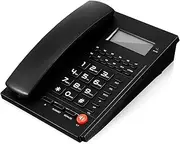 TEHAUX House Phone Office Telephone Corded Desk Phone for Seniors Display Volume Control Wall Mount