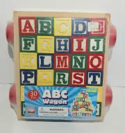 ABC Stack N' Build Wagon Blocks - 30 Pieces