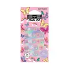 24pc BYS Mini Me Kids Stick/Press On Children Artificial Nails Butterfly 3y+