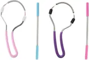 4 Pcs Facial Hair Remover Manual Epilator Spring Spring Face Hair Remover with H