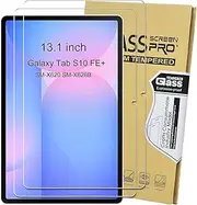 KEANBOLL 2 Pack Tempered Glass Screen Protector Designed for New 2025 Samsung Galaxy Tab S10 FE Plus 13.1", 9H Hardness Scratch Resistant