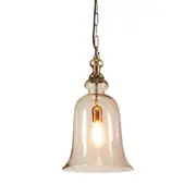 Tivoli Glass Overhead Lamp Large Silver - ELPIM52099AS