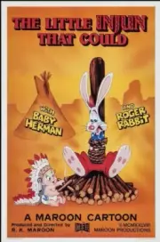 WHO FRAMED ROGER RABBIT LITTLE INJUN THAT COULD ROLLED 27X41 MOVIE POSTER 1988