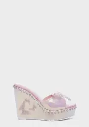 [Sparkl Fairy Couture] Pink Butterfly Fairy Wedges