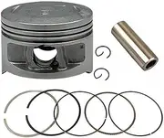 Motorcycle Styling Motorcycle 57.4mm Piston 15mm Pin for Yamaha YBR125 TTR125 YB125Z XTZ125 Upgraded YBR150 YBR 150cc Modified Engine Spare Part Parts(Piston and Ring)