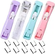 LIGHTAOTAO Abs Metal Seamless Binder Clamps Clips Office Supplies Document Clipper