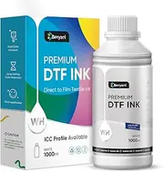 Beryzol Premium White DTF Transfer Ink 1000ML Conversion Kit for Epson ET-8550, L1800, L800, R2400, P400, P800, XP15000 - Refill for PET Film
