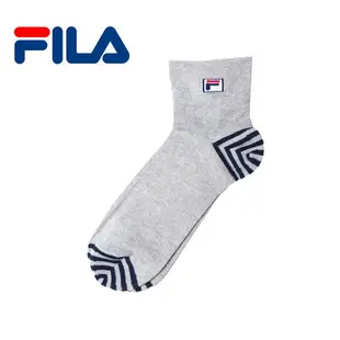 FILA 抗菌除臭寬口1/2襪 25~27cm(3雙組) 抑菌 快乾透氣 日常 休閒 運動 長襪 短襪 襪 襪子【愛買】