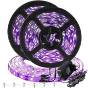 12M UV Schwarzlicht LED Streifen 720LEDs Lichtband Black Light Lichtleiste fr Party, Bar, Neonfarben, Club, Disco, Deko