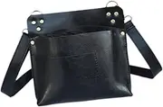 Professional Hair Stylist Travel Bag with Scissor Holder And Shoulder Strap, Black