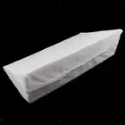 Bed Wedge Pillow Bolster Elevation Cushion Backrest Cushion Washable Cover White